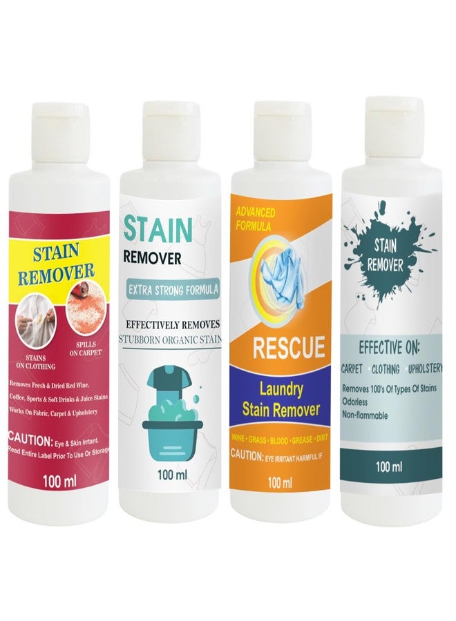 مجموعة مزيلات البقع من توفوس: أحمر، دمية، برتقالي، وسماء | محلول تنظيف متعدد الأسطح للملابس والأقمشة والمفروشات (100 غرام لكل عبوة) - Image 1